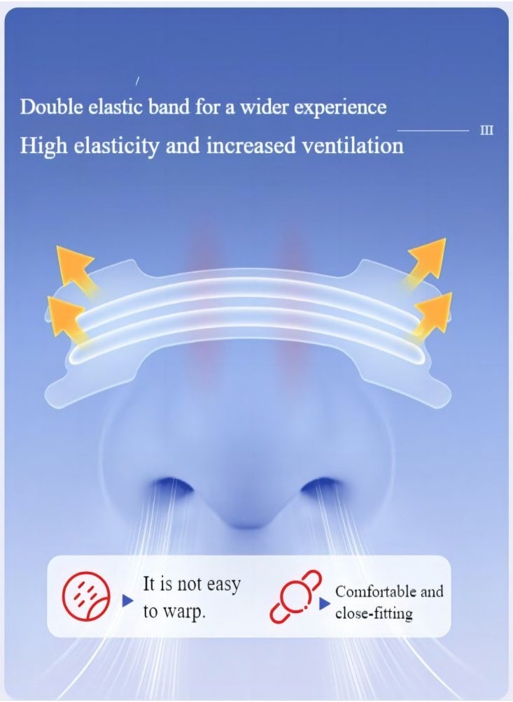 Generic Anti-snoring nasal patch start kit (30 pieces) - Increase oxygen intake, reduce snoring, and improve sleep quality - Anti-sweat, skin-safe nose patch - No medications or chemicals, (large size)  - Image 3