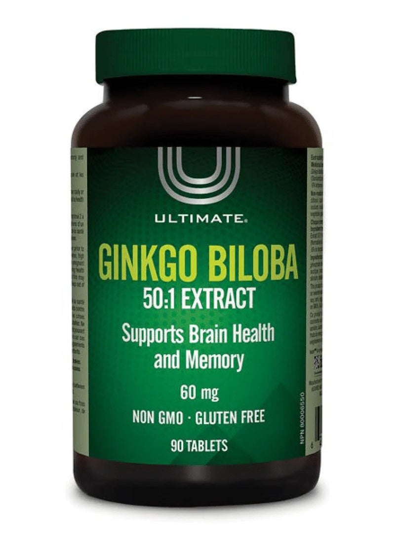 Ultimate Ginkgo Biloba 60Mg Tabs 90S
