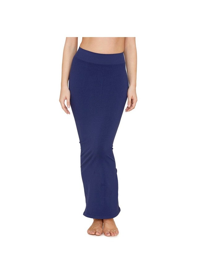 zivame Zivame High Compression Slit Mermaid Saree Shapewear - Navy Blue - Image 1