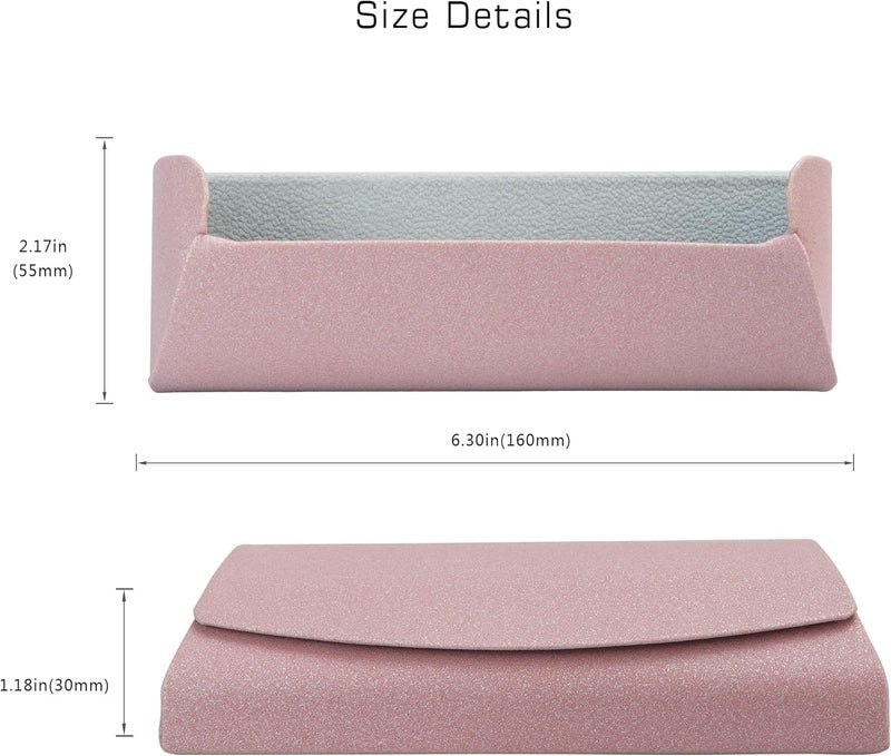 VisionGlobal Hard Shell Eyeglass Case for Eyeglasses and Sunglasses for Men/Women and Kids - Image 3