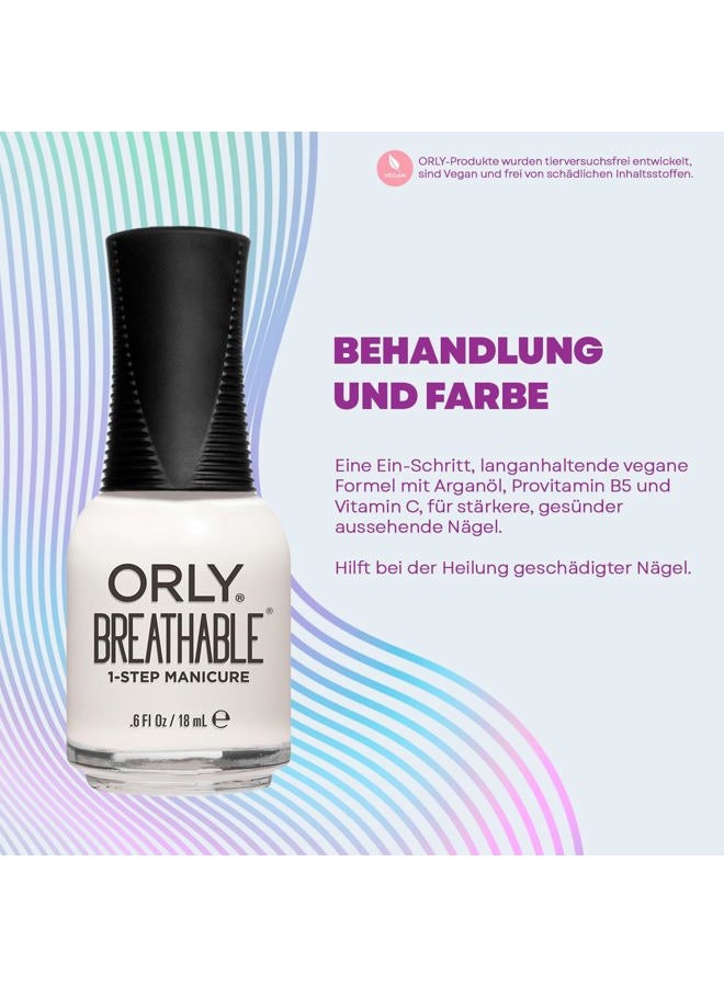 Orly Breathable Nail Color, White Tips, 0.6 Fluid Ounce - Image 3