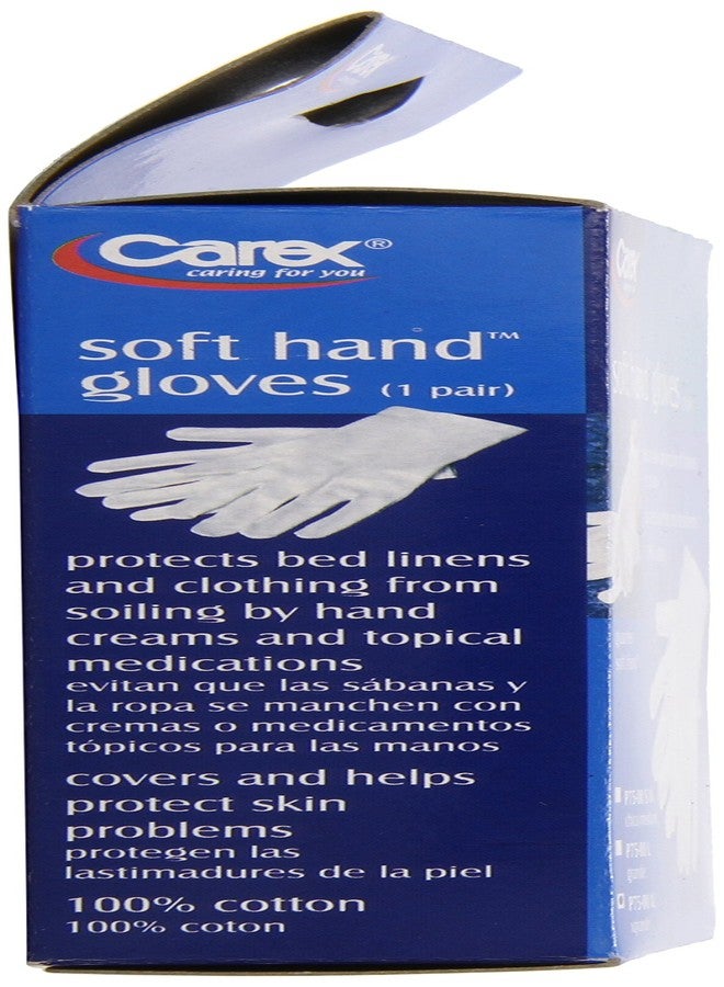 Carex Health Brands Soft Hands Cotton Gloves, XL - Image 3