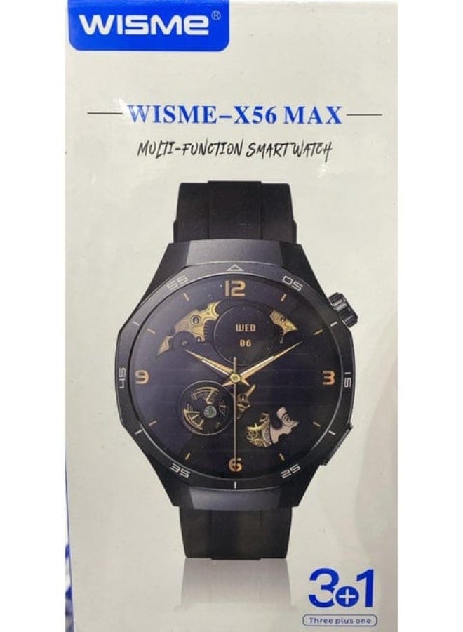 WISME X56 MAX Smart Watch for Men & Women – Multi-Function Fitness Smartwatch with Sport Modes - Image 2