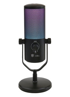 ASA Fancy Condenser Gaming Microphone with RGB Light, One-Touch Mute, Volume Control for Streaming, Podcast, Recording.  - Image 3