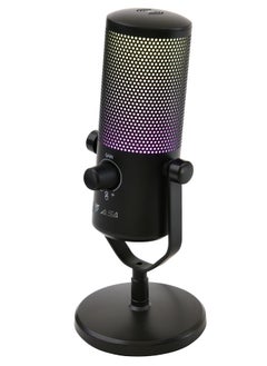 ASA Fancy Condenser Gaming Microphone with RGB Light, One-Touch Mute, Volume Control for Streaming, Podcast, Recording.  - Image 5