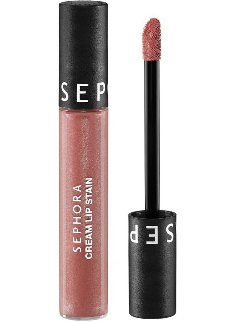 مجموعة سيفورا SEPHORA COLLECTION Cream Lip Stain 10HR Liquid Lipstick Long-Lasting Matte Peach Rose Pink (05 Infinite Rose) 5ml - Image 1