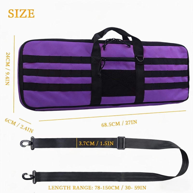 XTACER Tactical Bow Case MOLLE Recurve Takedown Bow Case Fully Padded Case - Image 4