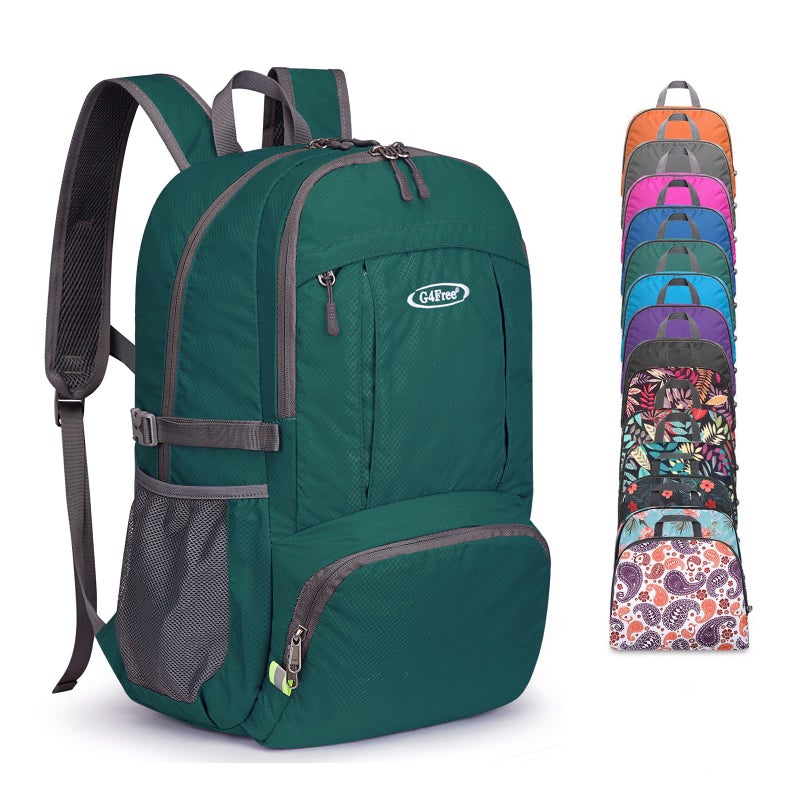 G4Free حقيبة ظهر خفيفة قابلة للطي G4Free سعة 40 لتر، حقيبة سفر مقاومة للماء - Image 1