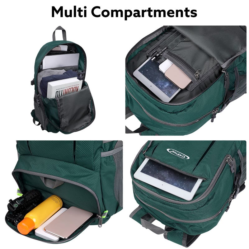 G4Free حقيبة ظهر خفيفة قابلة للطي G4Free سعة 40 لتر، حقيبة سفر مقاومة للماء - Image 3