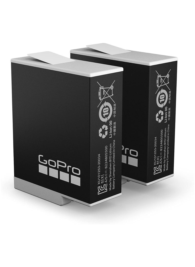 GoPro Rechargeable Enduro Battery 2-Pack (HERO12 Black/HERO11 Black/HERO10 Black/HERO9 Black) - Official GoPro Accessory  - Image 1