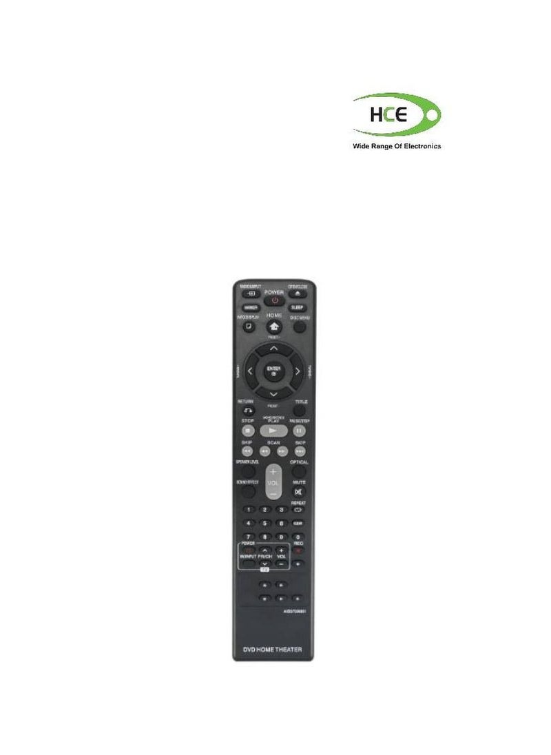 HCE - New Remote Control compatible with LG DVD Home Theater System DH6230S S63T1-C S63T1-W S63S1-S HT806TGW SH86TG-S SH86TG-C SH95TA-W HT806TQ SH86TQ-S SH86TQ-C SH95TA-W W86 - Image 1