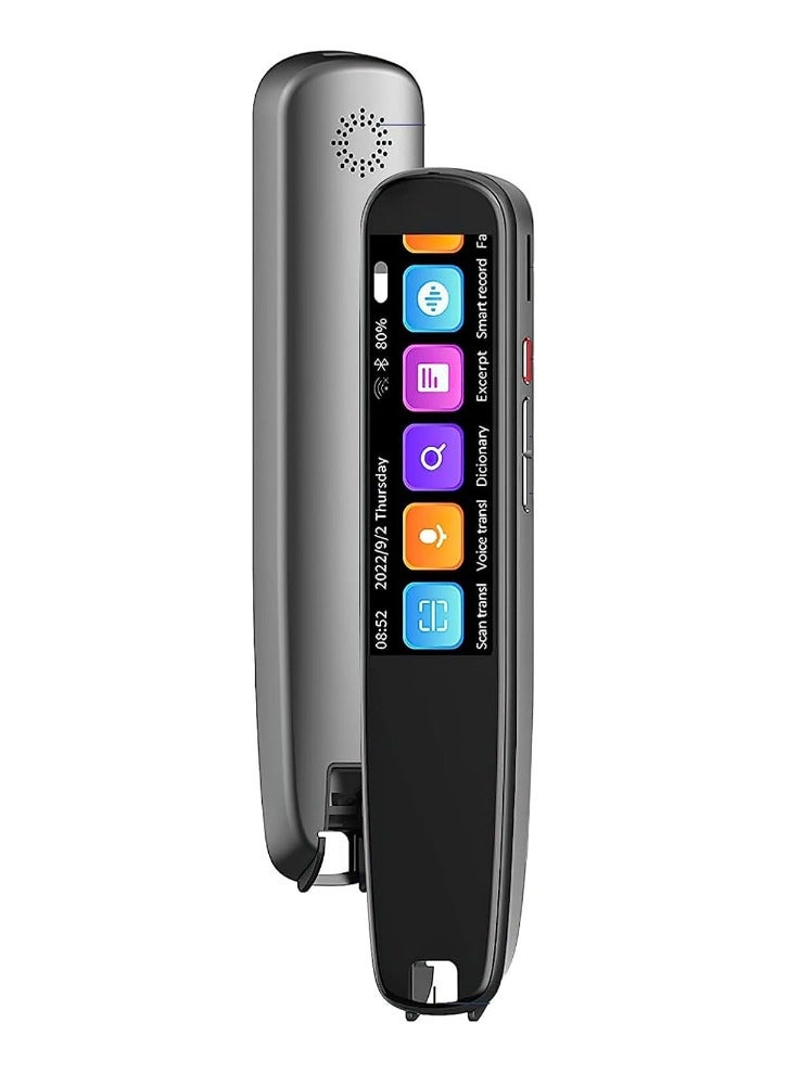Translation Pen, Scan Reader Pen, 142 Language Translator Device, Text to Speech Scan Reading Pen for Dyslexia, Two-Way Instant Translator Pen for Students Adults with Touch Screen - Image 1