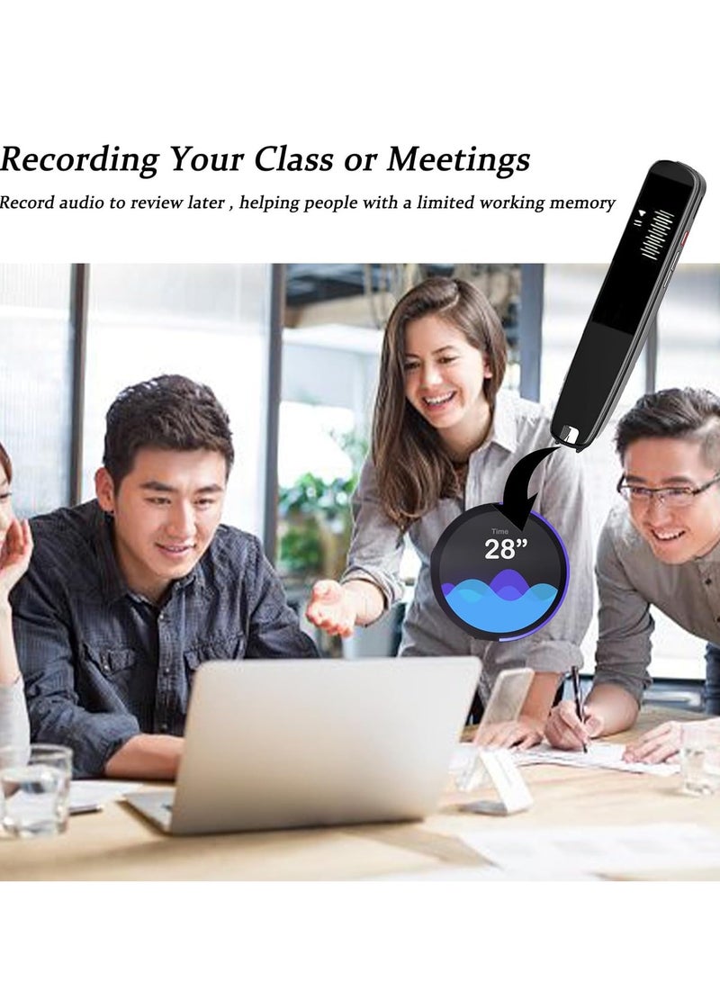 Translation Pen, Scan Reader Pen, 142 Language Translator Device, Text to Speech Scan Reading Pen for Dyslexia, Two-Way Instant Translator Pen for Students Adults with Touch Screen - Image 5