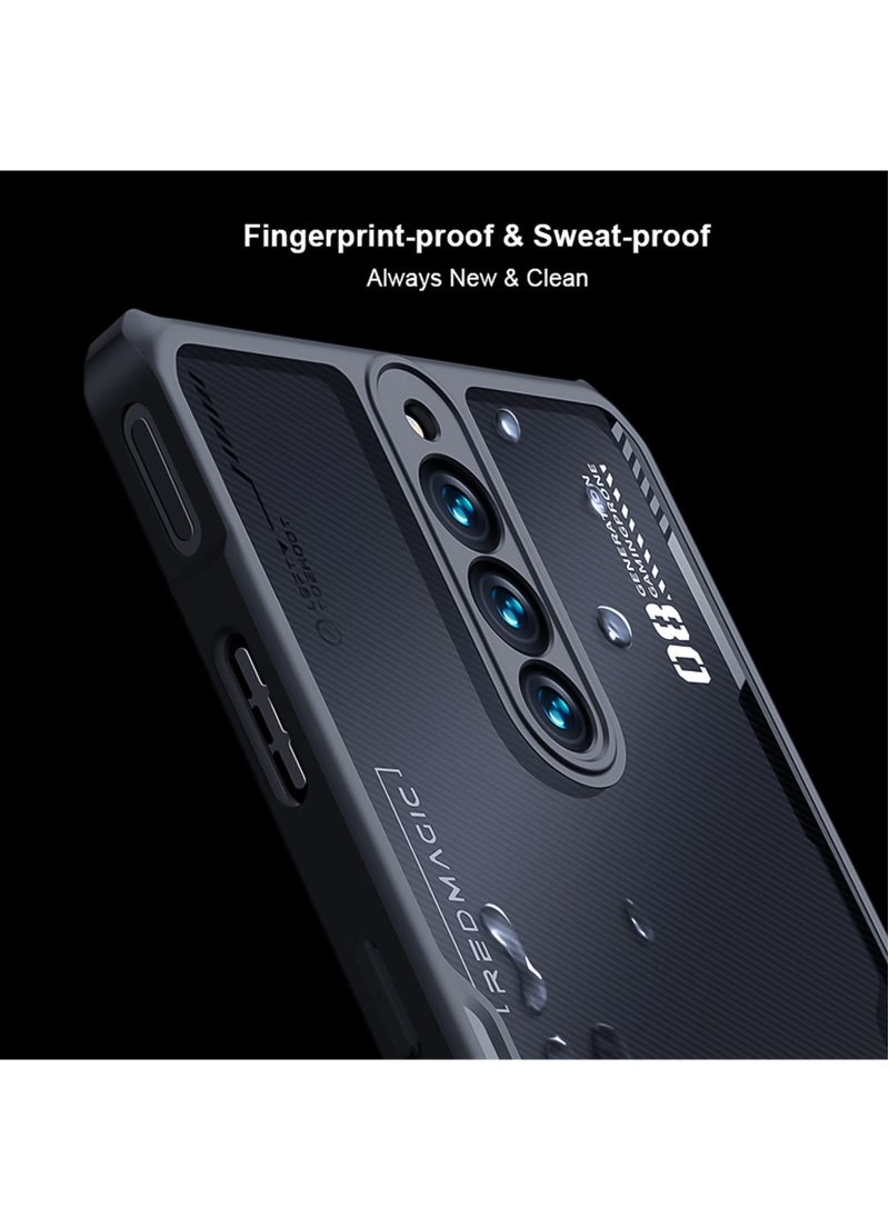 ماركة غير محددة - حافظات واقية متوافقة مع ZTE Nubia Red Magic 8S Pro، للغطاء الخلفي Red Magic 8 Pro Plus، لحافظة الهاتف المحمول Nubia Red Magic 8 Pro، مع واقي شاشة من الزجاج المقسى X1 - Image 1