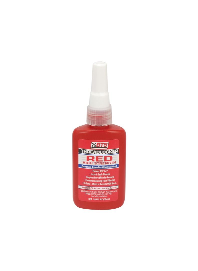 BTS Red Threadlocker Anaerobic Adhesive 50ml - Image 1
