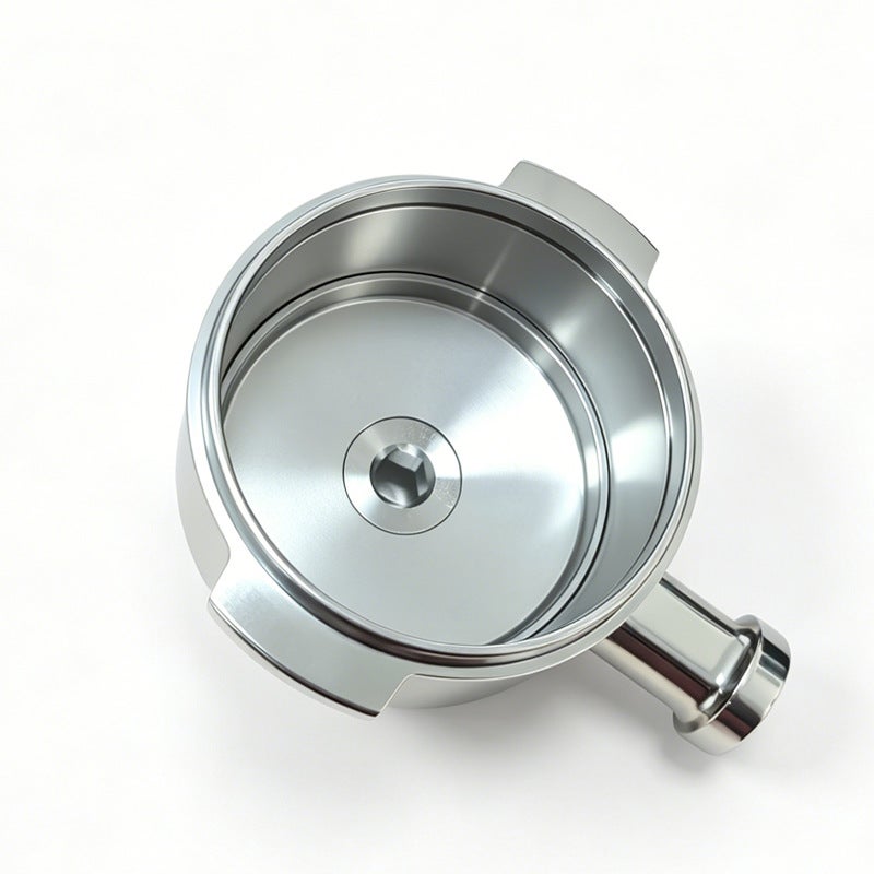 58mm Aibo مقبض مزدوج E61 قاع / قاع مقبض اثنين في واحد 304 الفولاذ المقاوم للصدأ آلة القهوة استخراج مقبض الملحقات - Image 2