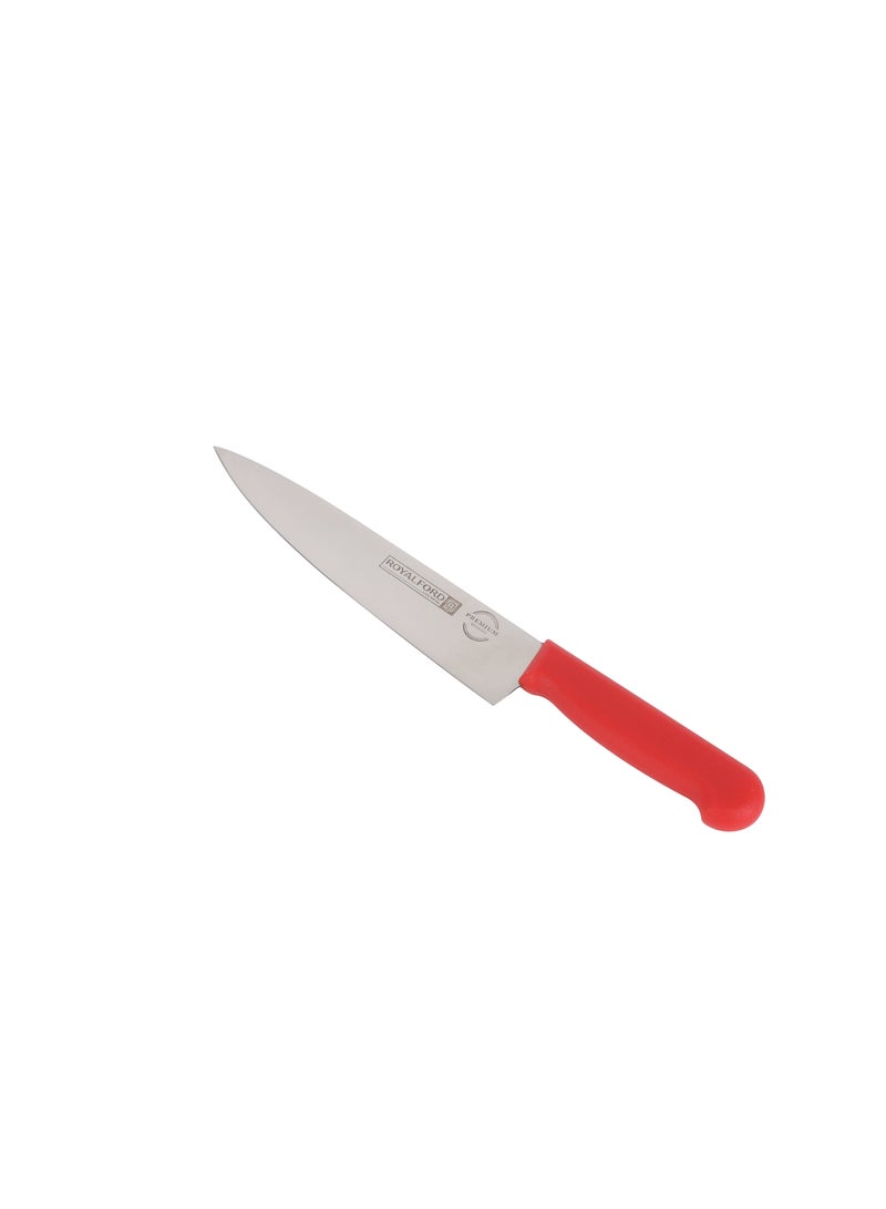 Royalford 8" Chef Knife- RF12559/ with Ultra-Sharp Stainless Steel Blades and Rust-Proof Body, PP Handle - Image 1