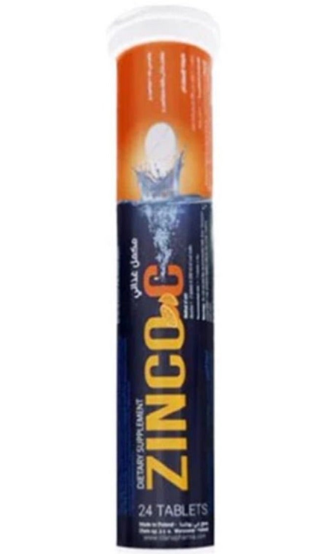 ZINCO VITAMIN C 1000 MG 24 EFFERVESCENT TABLETS - Image 1