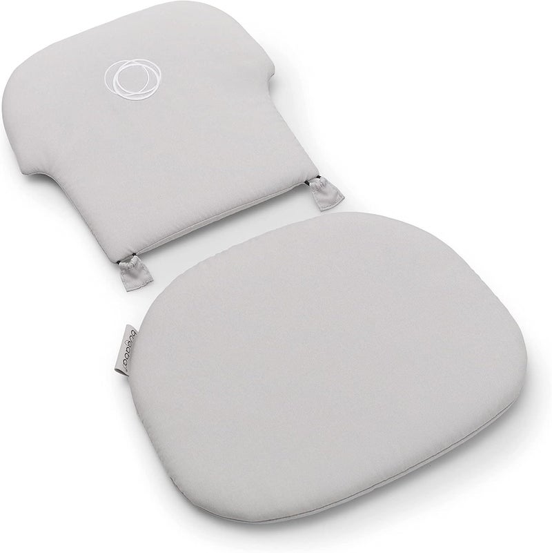 Bugaboo Giraffe Baby Cushion Set for Bugaboo Giraffe High Chair Set, Backrest and Seat Cushion Combination, Water and Stain Resistant, Easy to Clean, White - Image 1