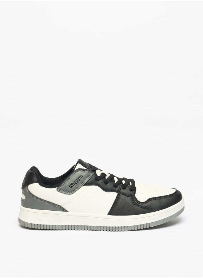 Kappa Men's Colourblock Sports Shoes with Lace-Up Closure  - Image 3