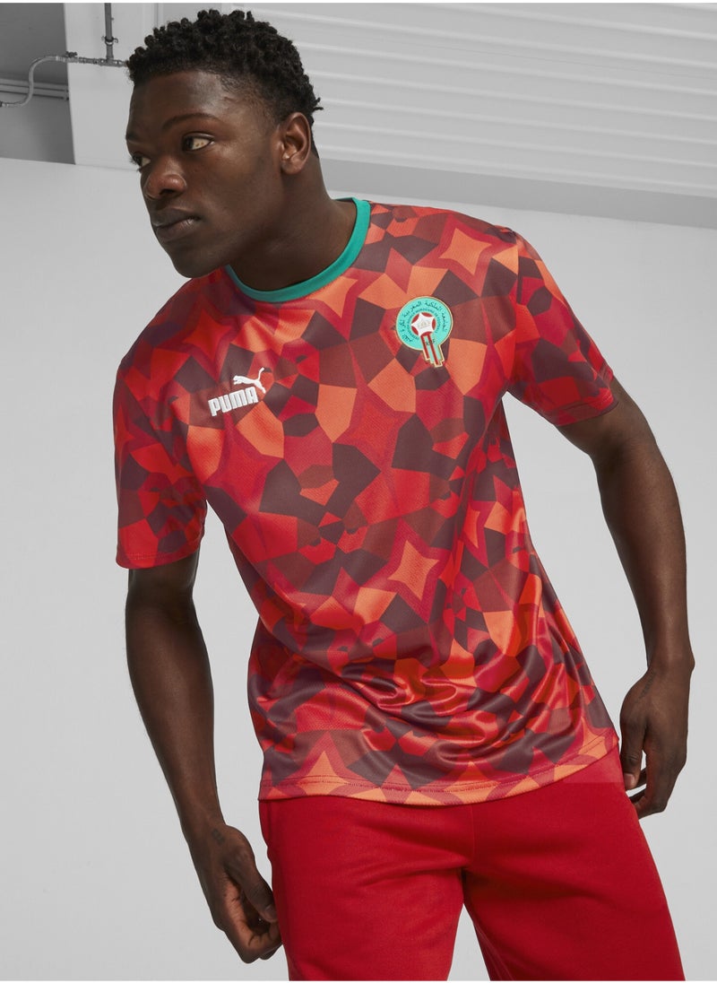 PUMA Morocco FtblCulture Mens Red T-shirt  - Image 1