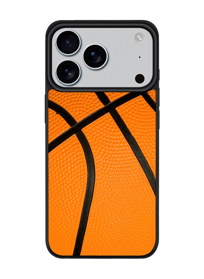 Stylizedd iPhone 17 Pro Case, [Compatible with MagSafe] Slim Magnetic cover Phone Case iPhone 17 Pro -Basketball - Image 1