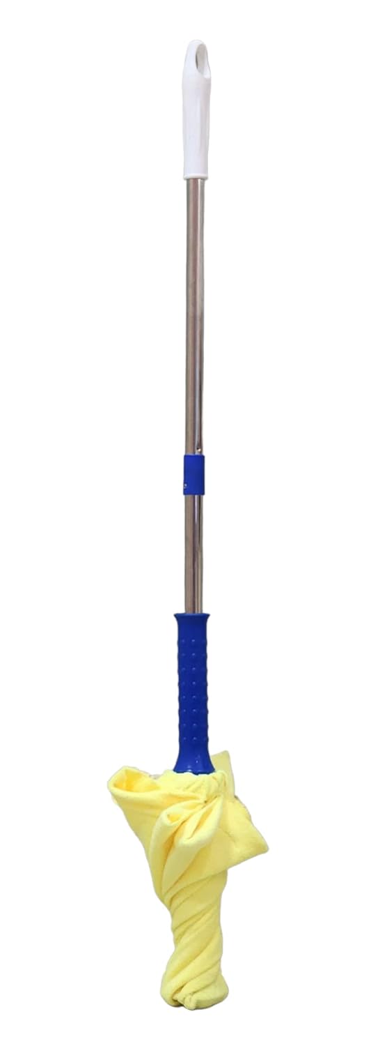 VBLUE Microfiber Mop Perfect for Cleaning Covers Large Cleaning Area at Home Office Kitchen LoungeSurface Floor with Sturdy Stainless Steel Rod and Microfiber Cloth - Image 5