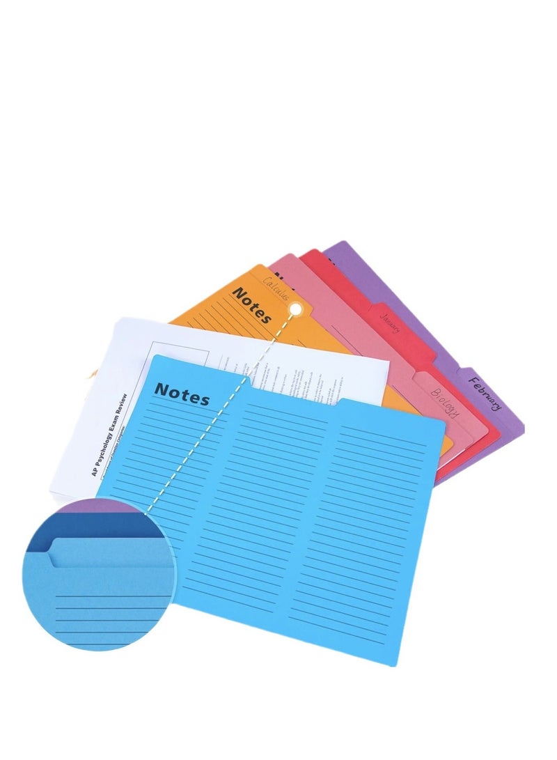 Generic Colour Folder, 16 PCS Plastic File Folder, A4 Office Data Sorting Storage, Study Business Work Data Information Storage Pocket (8 Colours) - Image 5