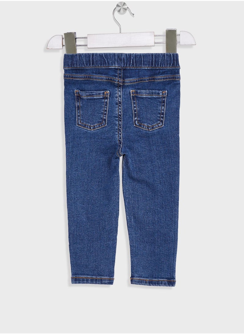 MANGO - Infant Mid Wash Jeans - Image 1
