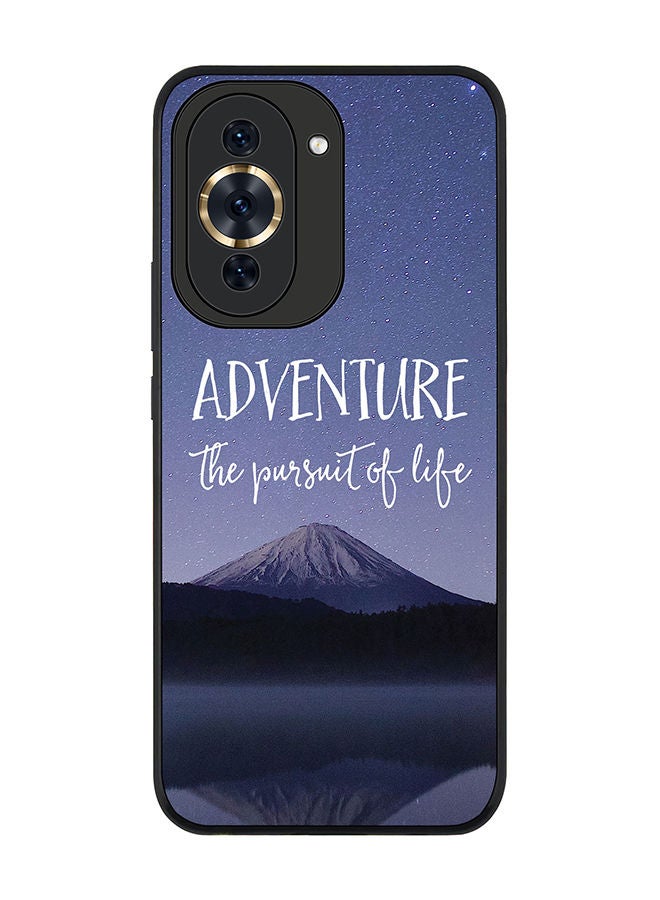 Stylizedd Rugged Black edge case for Huawei nova 10 Pro Slim fit Soft Case Flexible Rubber Edges Anti Drop TPU Gel Thin Cover - Adventure - Image 1