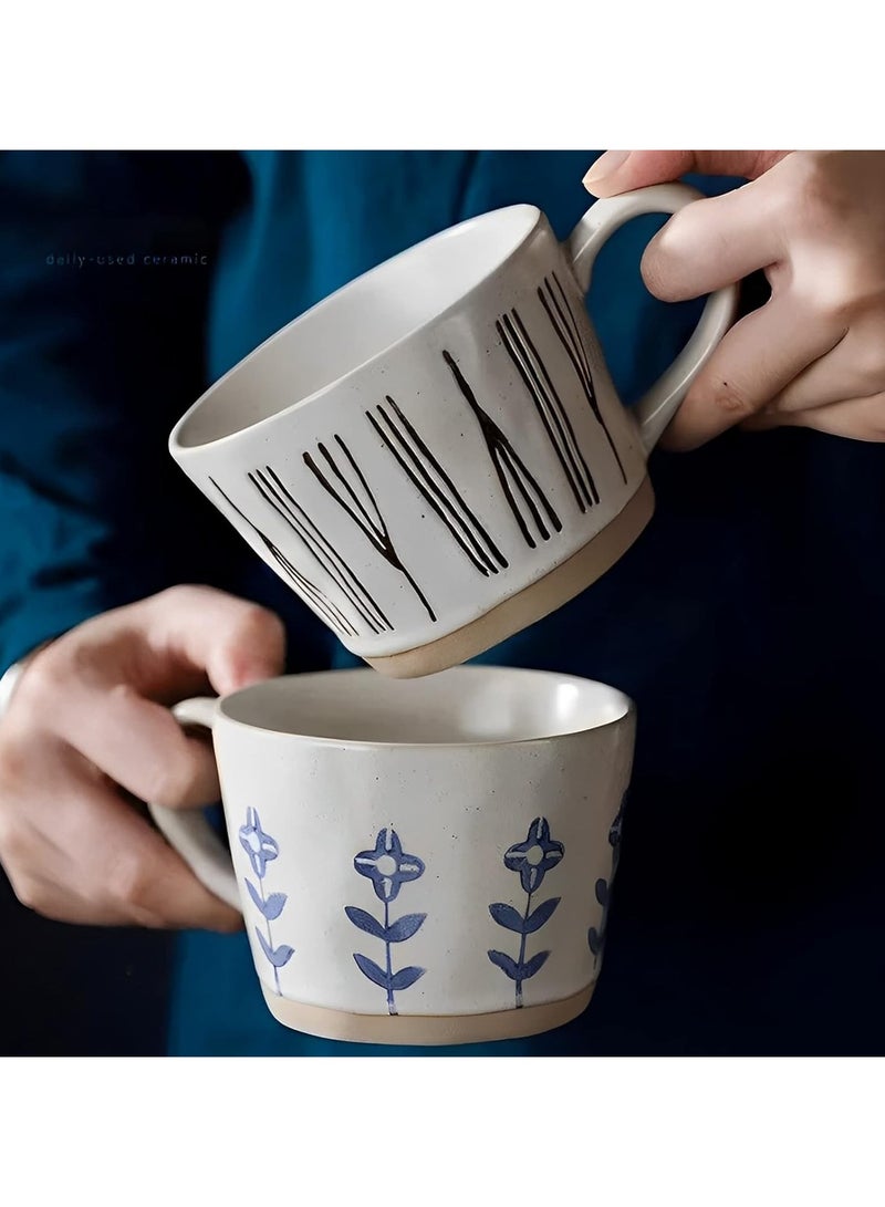 Bukela Ceramic Coffee Mug Cup Handle 350ML Tea Mug Drinking Cup For Cappuccino Latte Espresso Beverage - Image 3