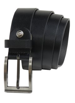 LAVERI LEATHER GENUINE LEATHER 35MM FORMAL AND CASUAL BLACK BELT FOR MENS  - Image 2