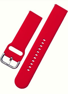 Generic Sports Strap Silicone 22mm With A Quick Release Buckle For Xiaomi Watch Color Sport Color 2 S1 Active/ Huami Amazfit GTR 47mm GTR 3 Pro  - Red  - Image 1