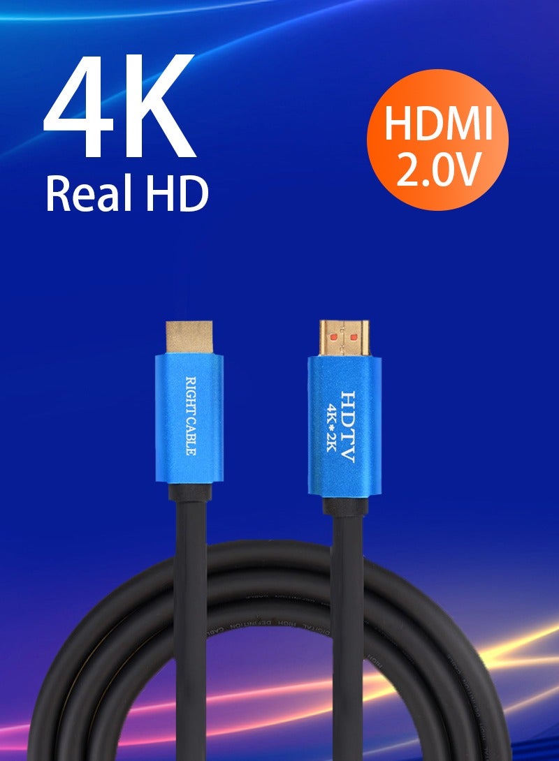 Gasin HDMI Cable HDMI Premium High Speed 18Gbps 4K@60Hz and 2K@144Hz HDMI Dynamic HDR Dolby Vision eARC Compatible MacBook Pro 2021 Switch PS5 PS4 Xbox Roku UHD TV Blue - Image 1