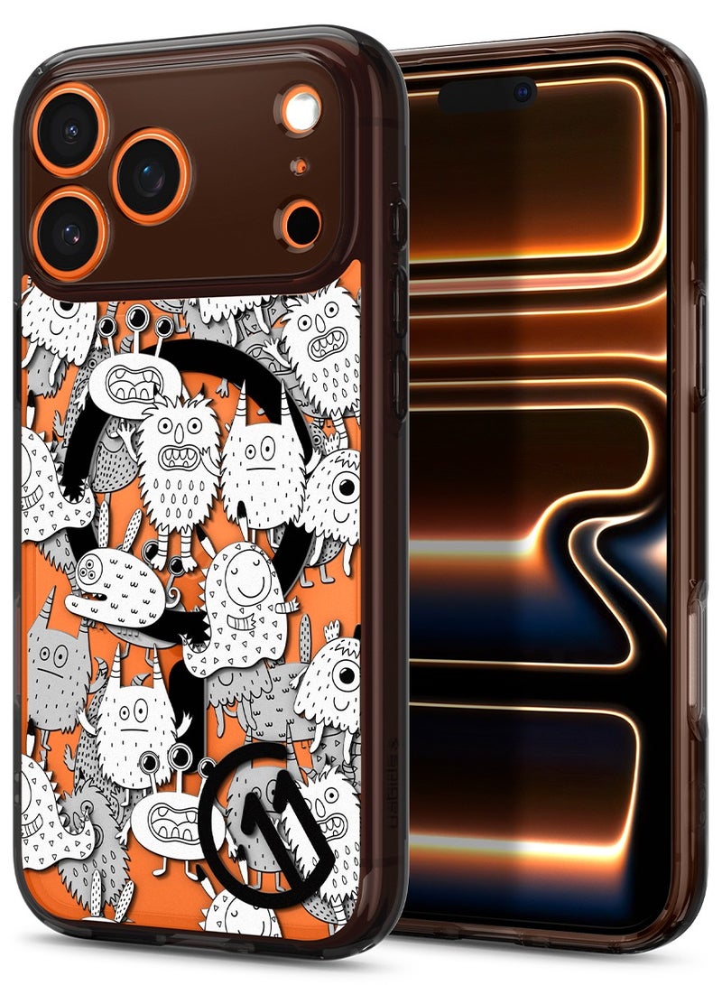 Spigen Ultra Hybrid MagFit for iPhone 17 PRO Case Cover with MagSafe [3D Spatial Effect with Hexa-Layer Print] - C11 Inkverse - Image 2