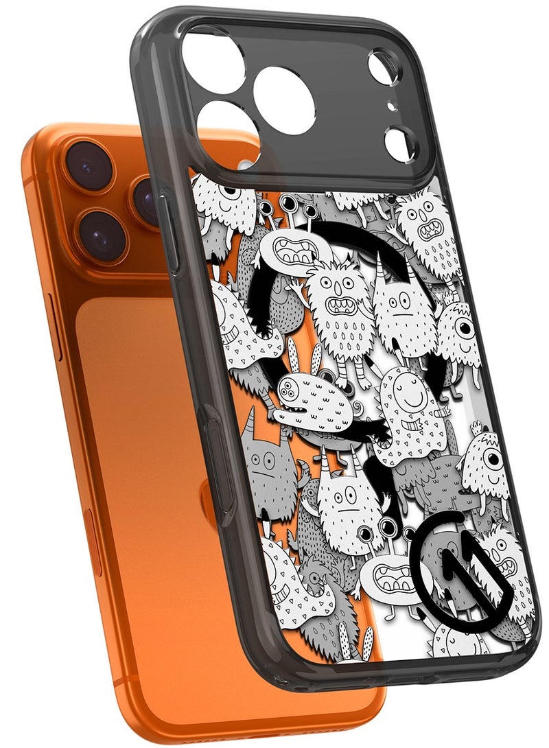 Spigen Ultra Hybrid MagFit for iPhone 17 PRO Case Cover with MagSafe [3D Spatial Effect with Hexa-Layer Print] - C11 Inkverse - Image 4