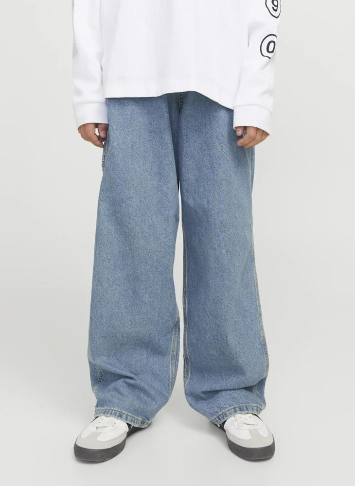 جاك وجونز جونيور Kids Jjialex Jjoriginal Stright Fit Jeans