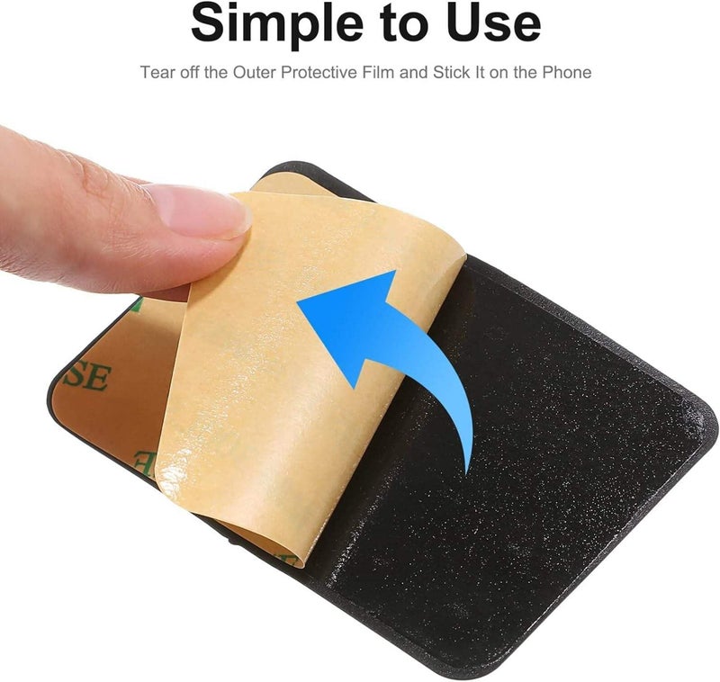 CERLINK قبضة غطاء الهاتف بالشفط للهاتف المحمول، ملصق لاصق سيليكوني 24 كوب قوي متوافق مع المرآة، الرخام، الزجاج (أسود، وردي، رمادي، أبيض) - Image 2