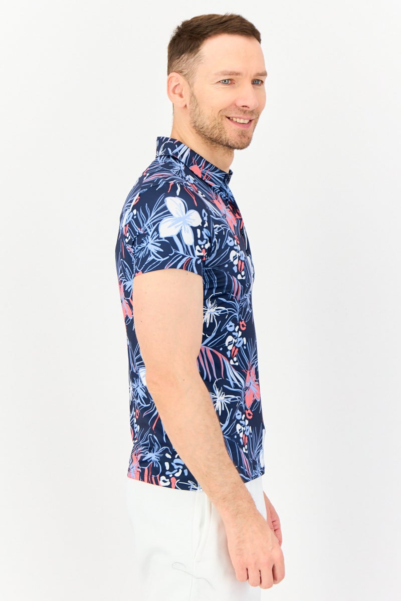 PUMA تي شيرت بولو قصير الأكمام للرجال، ملابس رياضية، خارجي، متعدد الألوان - Image 3