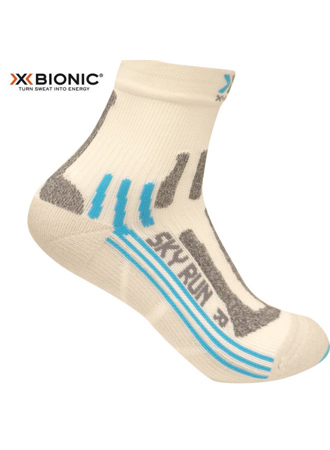 Xbionic Uni Marathon Women's Silver Socks V2.0 W135 White/blue 22.5cm-23cm - Image 3