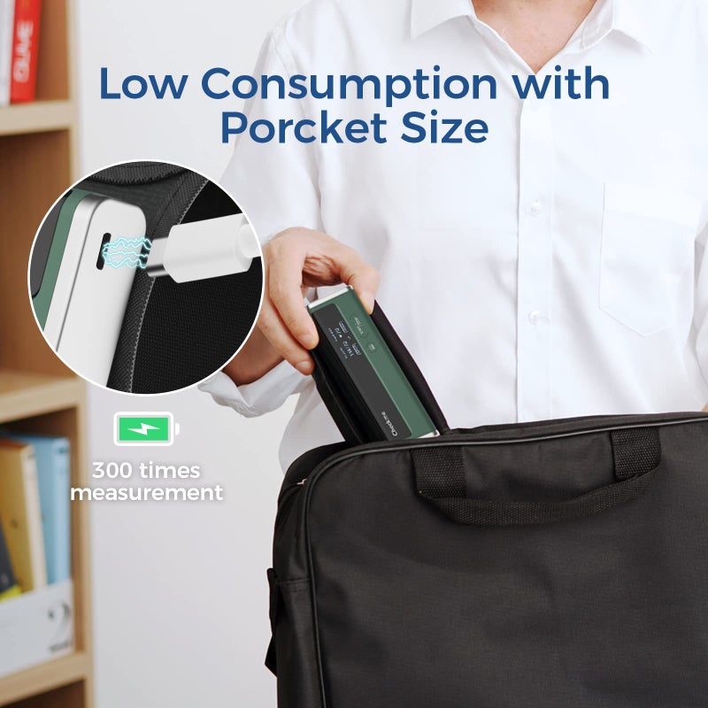 Checkme Blood Pressure Monitor for Home Use - Upper Arm Cuff, Bluetooth BP Machine, Accurate Readings in 30 sec, App Enabled for iOS & Android, Stores 50 BP Readings, FSA/HSA Eligible, Green - Image 3