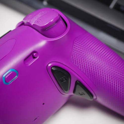 HEXGAMING PHANTOM Controller for Competitive Gaming - Hall Effect, 4 Remappable Buttons, 6 Profiles, 8 Interchangeable Stick, and Adjustable Triggers Compatible with ps5, PC, Mobile - Twilight Purple - Image 3