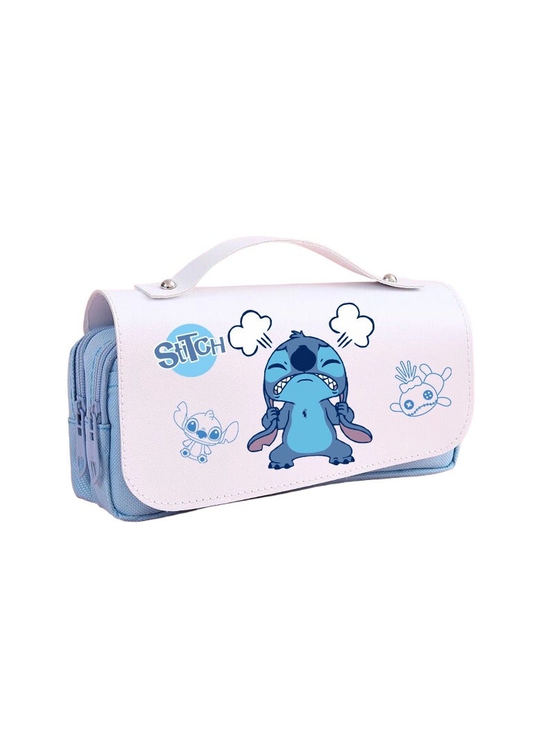 غرزة مقلمة الإناث سعة كبيرة مقلمة لطيف الكرتون الطرفية صندوق أدوات مكتب التخزين