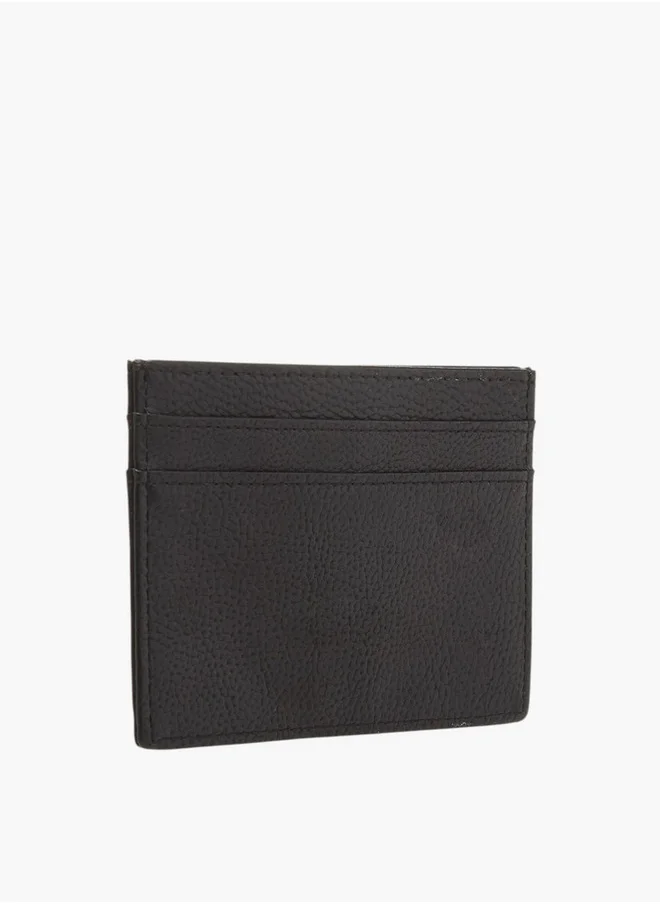 DUCHINI Men's Textured Cardholder with Open Top