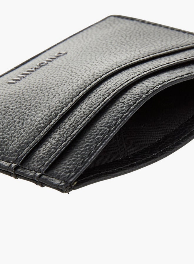 DUCHINI Men's Textured Cardholder with Open Top  - Image 3
