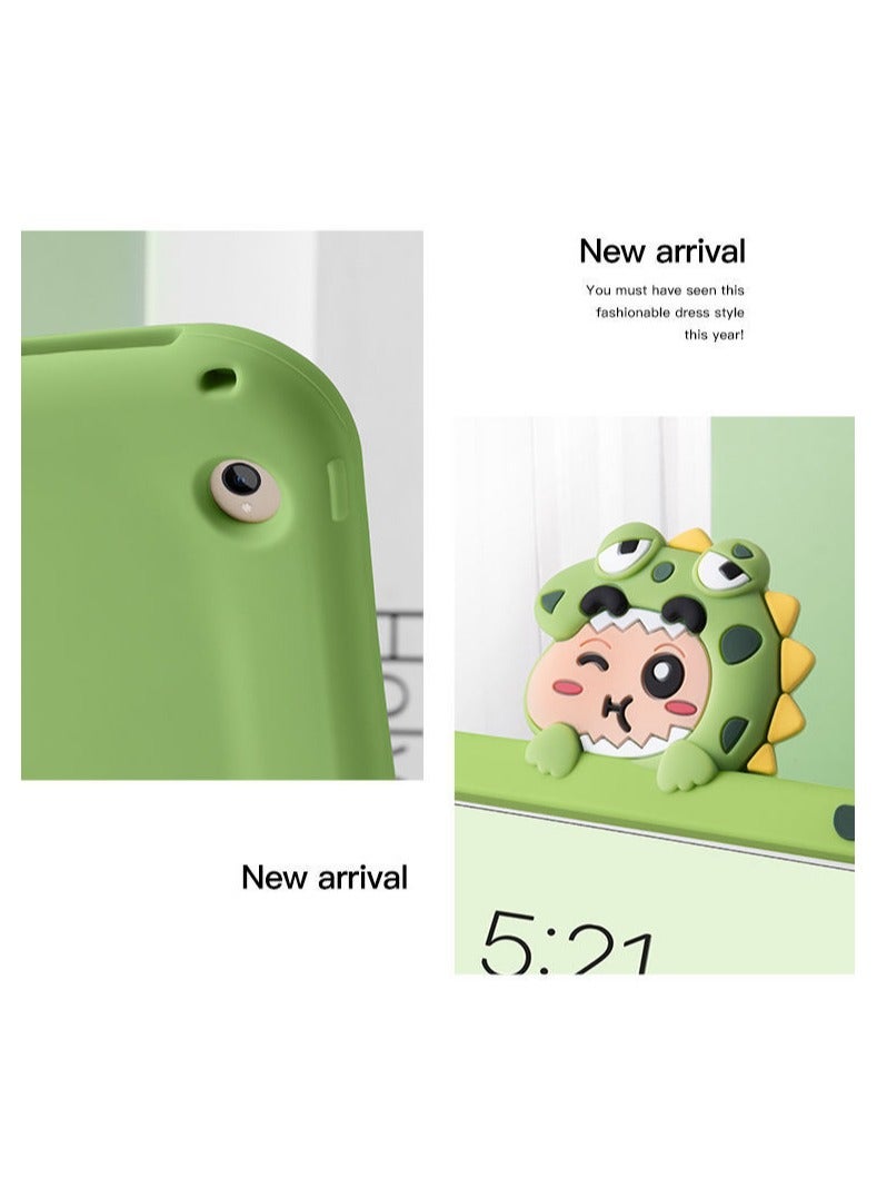 عام “حافظة قوية مضادة للصدمات لجهاز آيباد الجيل التاسع/الجيل الثامن/الجيل السابع مقاس 10.2 بوصة، مع حامل، للأطفال” - Image 4