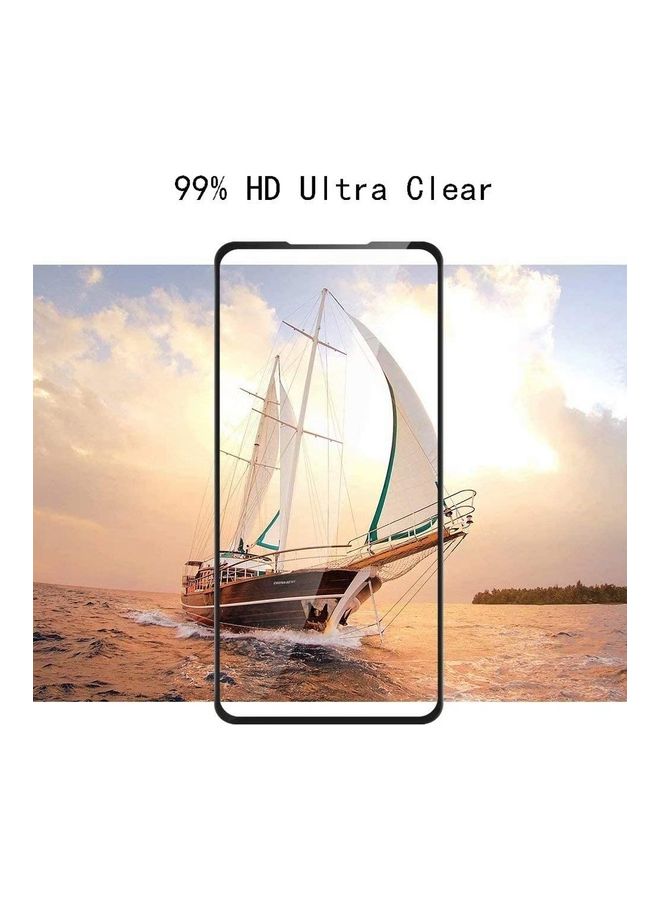 ICS Tempered Glass Screen Protector For Oppo A92 Black/Clear - Image 1