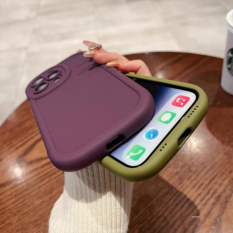 حسي Iphone16Promax حالة الهاتف المحمول 14 السيليكون 12 نفحة ناعمة القشرة 15 غطاء واقي 11 تفاحة 13 - Image 5