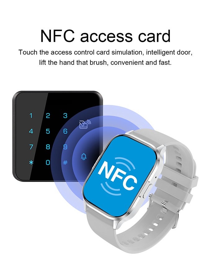 رولستيمي الرجال الذكية ووتش النساء 2.01 " أمولد للماء ساعة ذكية صغيرة للرجال النساء اللياقة البدنية المقتفي معدل ضربات القلب النوم رصد النشاط المقتفي لالروبوت وفون - Image 5