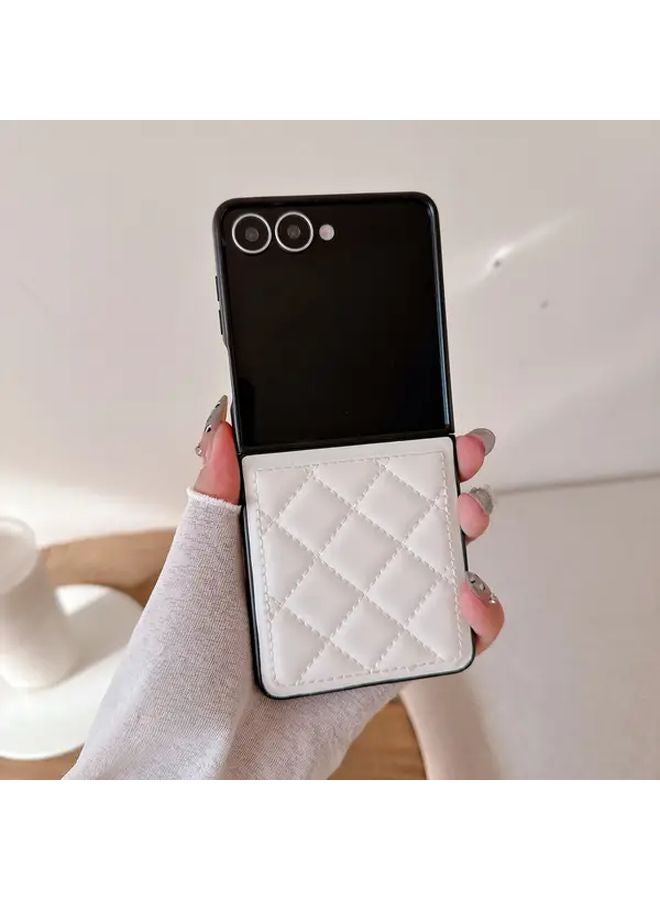 Samsung Galaxy Z Flip 5 Diamond Anti Drop Luxury Handle Phone Case Black - Image 4